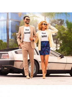 Pénz kereső, költő páros póló