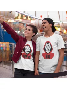 Pénzrablásos páros póló