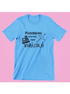 Pénztáros vagyok nem varázsló férfi póló
