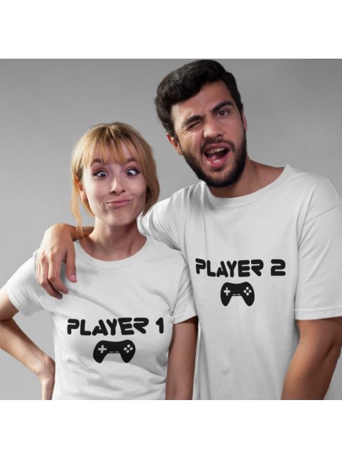 Player 1 and Player 2 páros póló