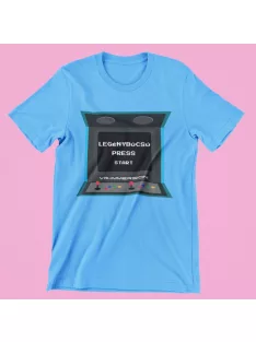 Press start férfi póló