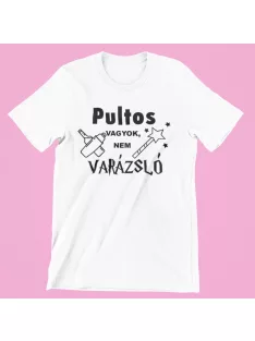 Pultos vagyok nem varázsló férfi póló