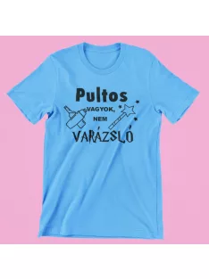 Pultos vagyok nem varázsló férfi póló