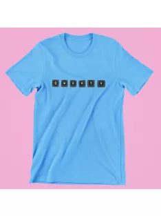 QWERTY férfi póló