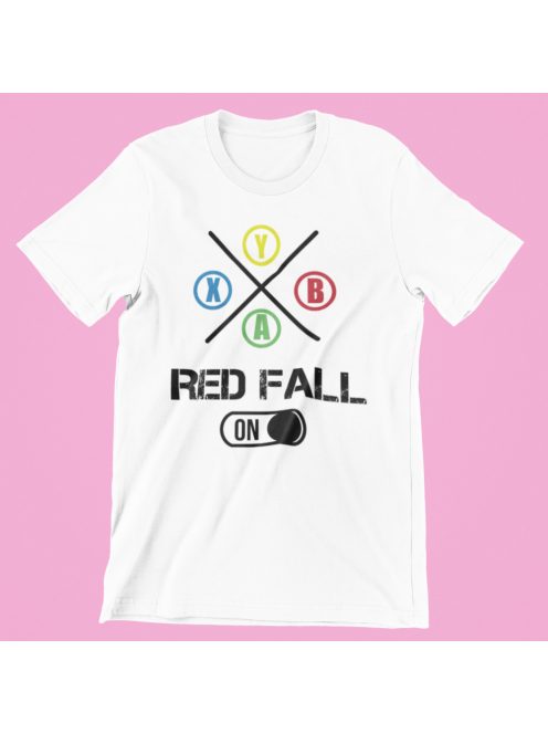  Red fall on Xbox női póló