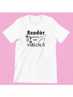 Rendőr vagyok, nem varázsló férfi póló