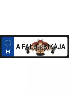 Rendszámtábla - A falu bikája