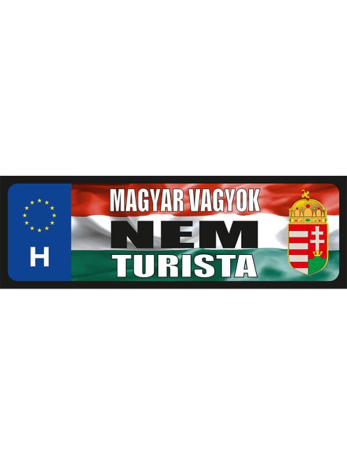 Rendszámtábla - Magyar vagyok, nem turista