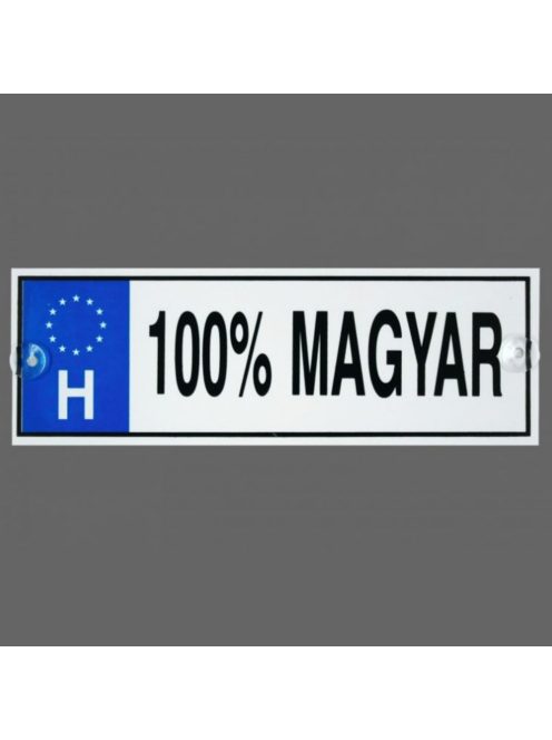 Rendszámtábla - 100% magyar