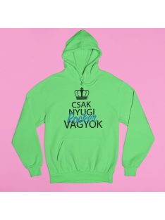 Csak nyugi, rocker vagyok pulóver