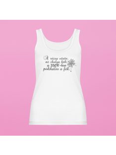   A rózsa vörös ... a BMW-ben pókhálós a fék női atléta