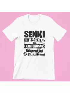   Senki sem tökéletes de a kamionosok átkozottul közel állnak hozzá férfi póló