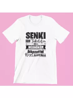   Senki sem tökéletes de a mérnökök átkozottul közel állnak hozzá női póló