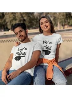 She's mine, He's mine páros póló