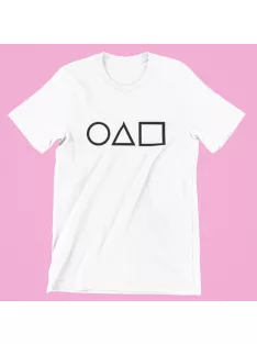 Squid Game szimbólumok férfi póló