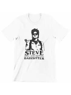 Steve can be my babysitter férfi póló