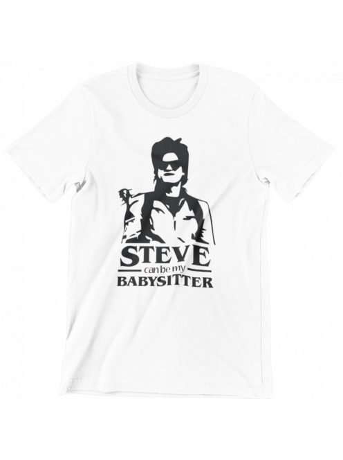 Steve can be my babysitter férfi póló