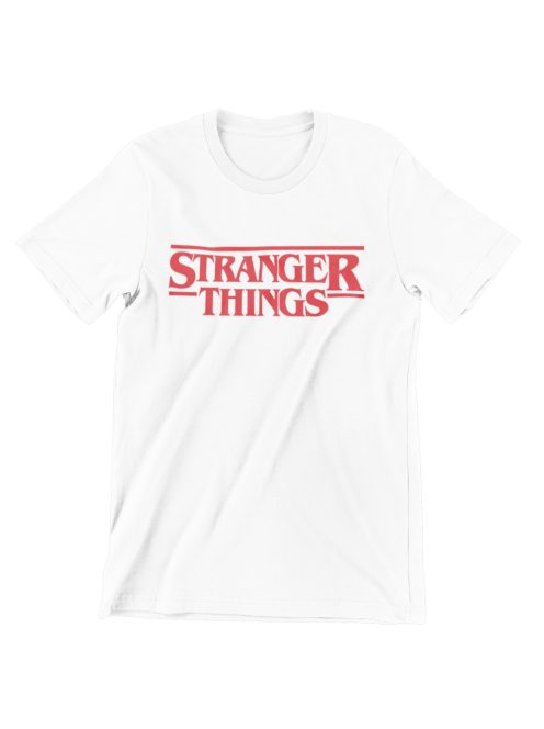 Stranger Things logó férfi póló