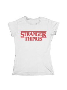  Stranger Things logó női póló