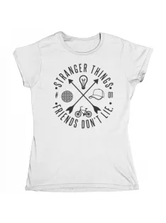 Stranger things friend dont lie női póló