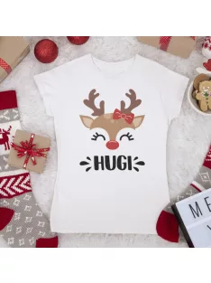 Szarvasos póló karácsonyra - Hugi szarvas