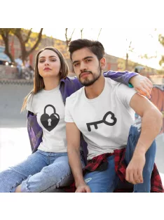 Szerelem lakat páros póló