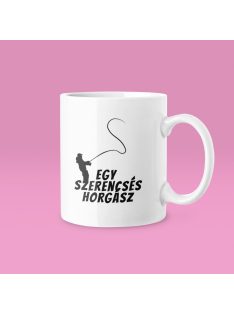 Egy szerencsés horgász bögre