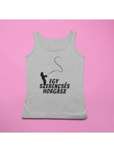 Egy szerencsés horgász férfi atléta