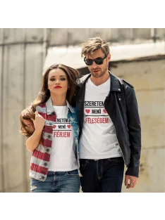 Szeretem a menő férjem/ feleségem páros póló