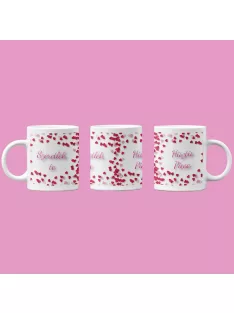 Szeretlek, te hisztis picsa konfettis bögre