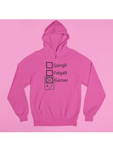  Szingli foglalt gamer pulóver