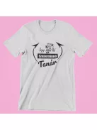 Így néz ki egy szupermenő tanár női póló