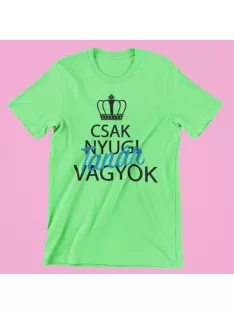 Csak nyugi, tanár vagyok férfi póló