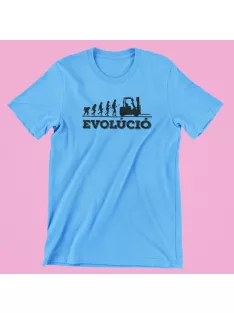 Targonca evolúció férfi póló