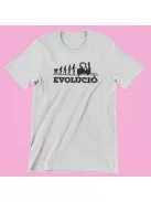 Targonca evolúció férfi póló