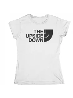 The upside down logó női póló