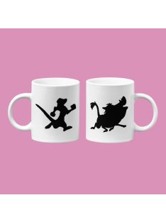 Timon és Pumba páros bögre