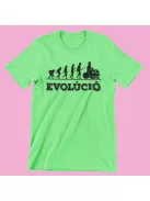 Traktoros evolúció férfi póló