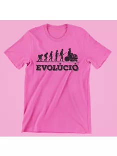 Traktoros evolúció női póló