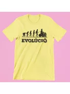 Traktoros evolúció női póló