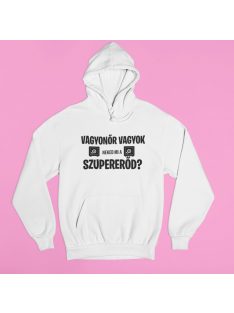 Vagyonőr vagyok, neked mi a szupererőd? pulóver