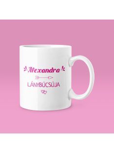 (Választható névvel) (v2) lánybúcsúja bögre