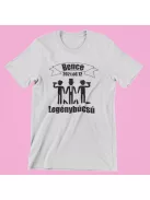 (Választható névvel) (választható dátummal) legénybúcsú férfi póló