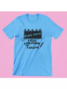   (Válaszható név) bácsi a világ legjobb tanára férfi póló