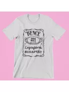 (Választható névvel) Legénybúcsú (választható várossal) férfi póló