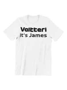 Valterri it's james - lewis hamilton férfi póló