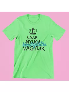  Csak nyugi, vendéglátós vagyok férfi póló