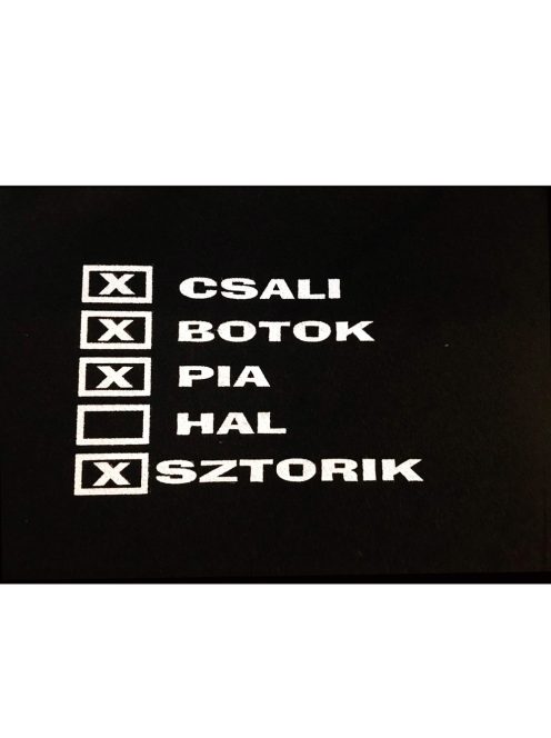 Vicces lábtörlő - csalik, botok, pia, hal, sztorik