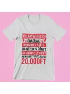 Villanyszerelési óradíjak férfi póló