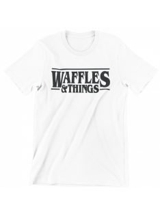 Waffles and things férfi póló